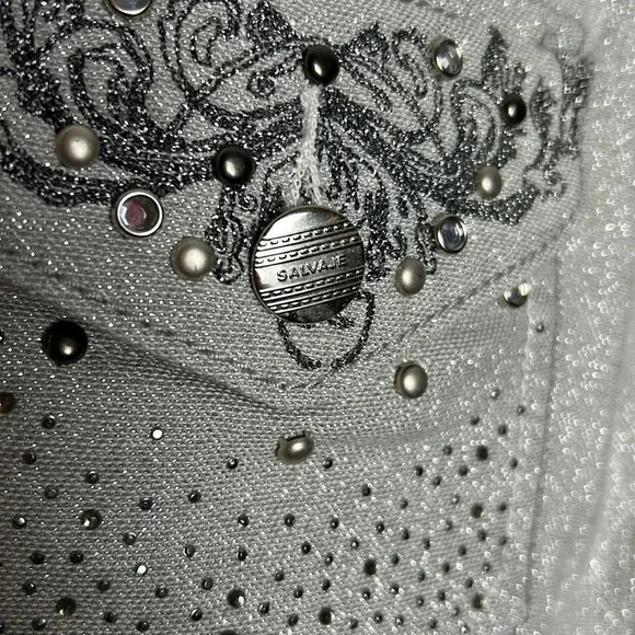 RARE VTG NWT SILVER SALVAGE LOW RISE  ,SKINNY SHINY women s jeans size 4,6 & 10 - Picture 11 of 15